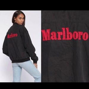 Vintage Reversible Marlboro Bomber men's medium